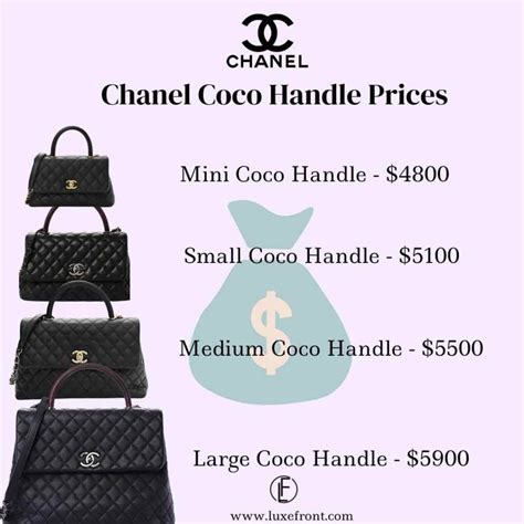 chanel coco handle chevron price|coco handle price increase.